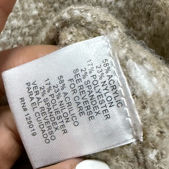 NWOT Joseph A Windowpane Plaid Notch Collar Cardigan - Picture 3 of 4